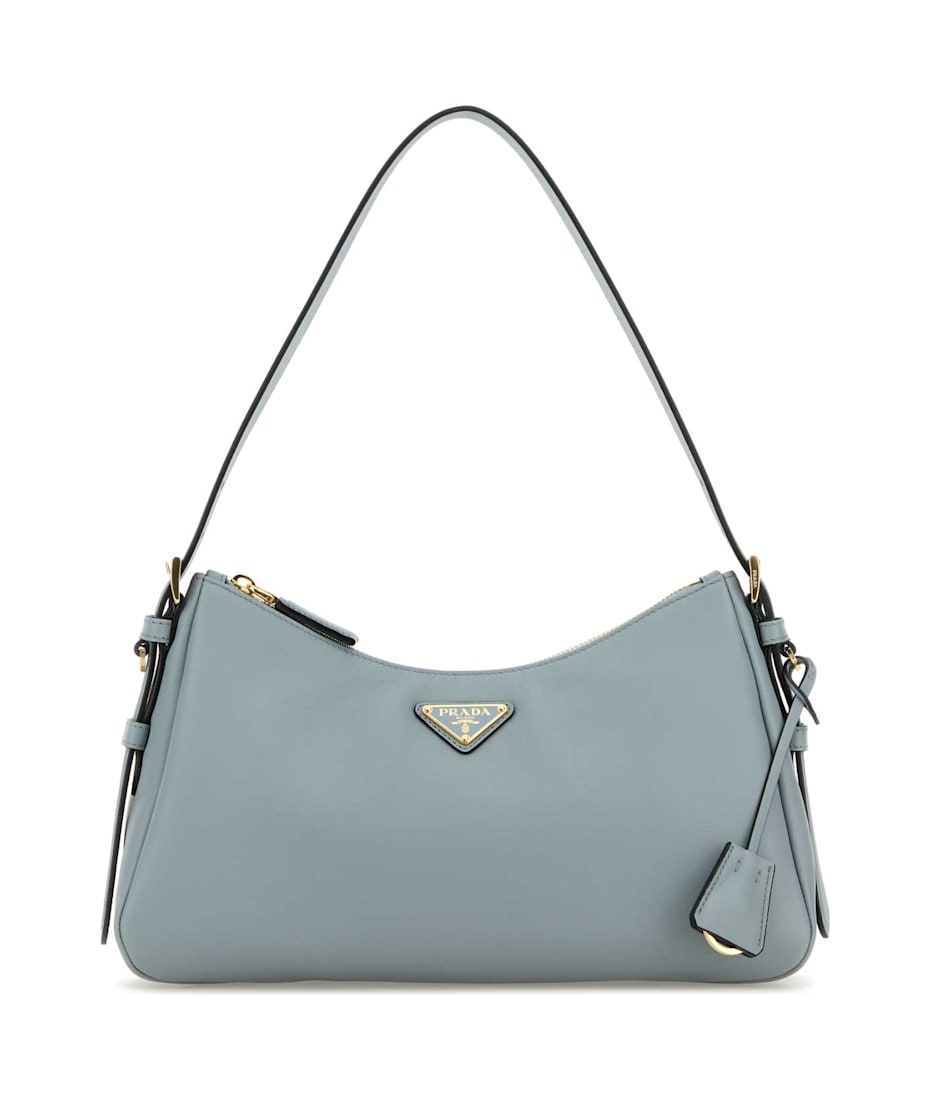 【関税&送料込】Prada Powder Blue Leather Handbag Prada Powder Blue Leather Handbag | italist