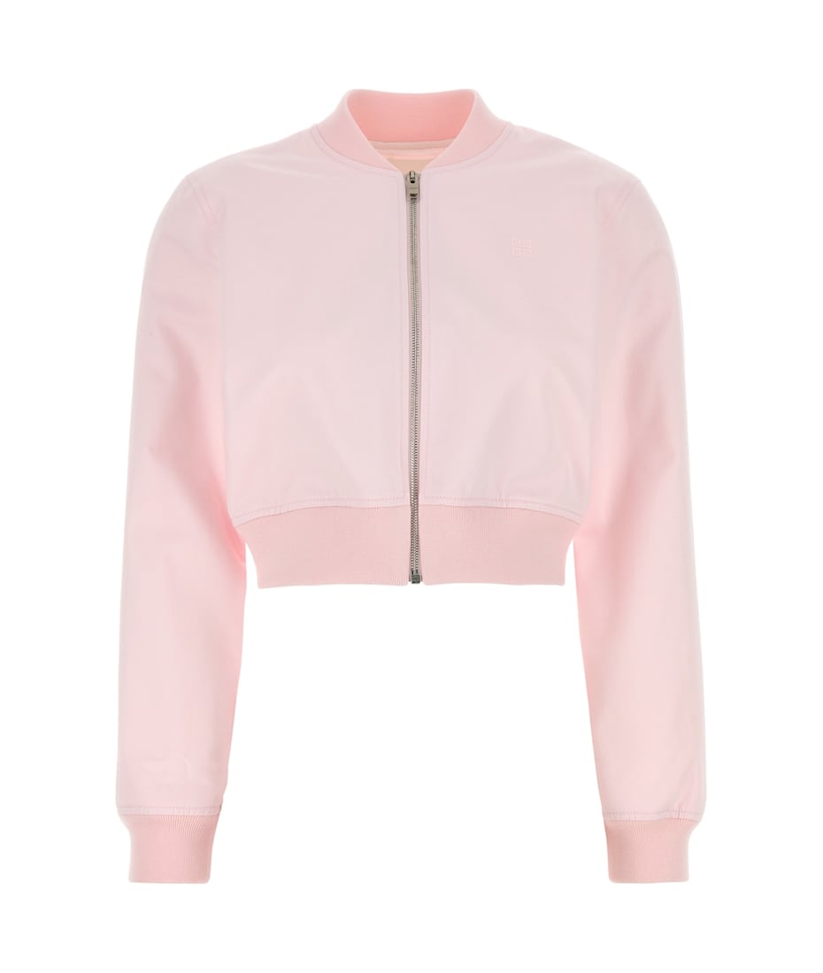 ブルゾン Givenchy Pink Cotton Bomber Jacket Givenchy Pink Cotton Bomber Jacket | italist
