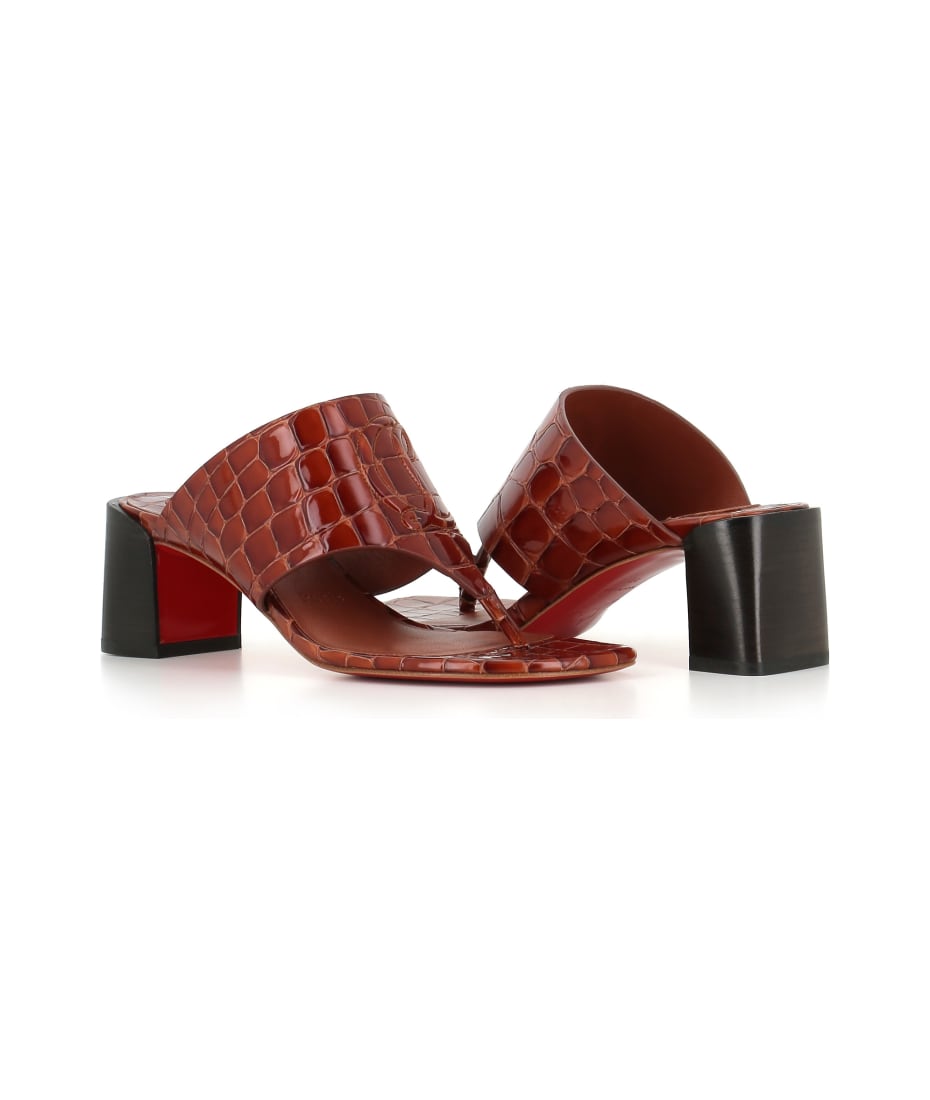 Christian Louboutin Mule Cl Tong Amule 55 italist, ALWAYS LIKE A