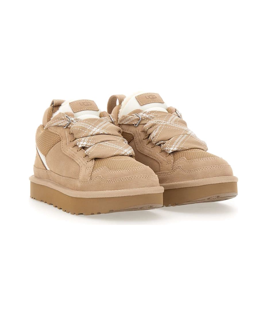 UGG Women's Lowmel Suede and Mesh Sneakers