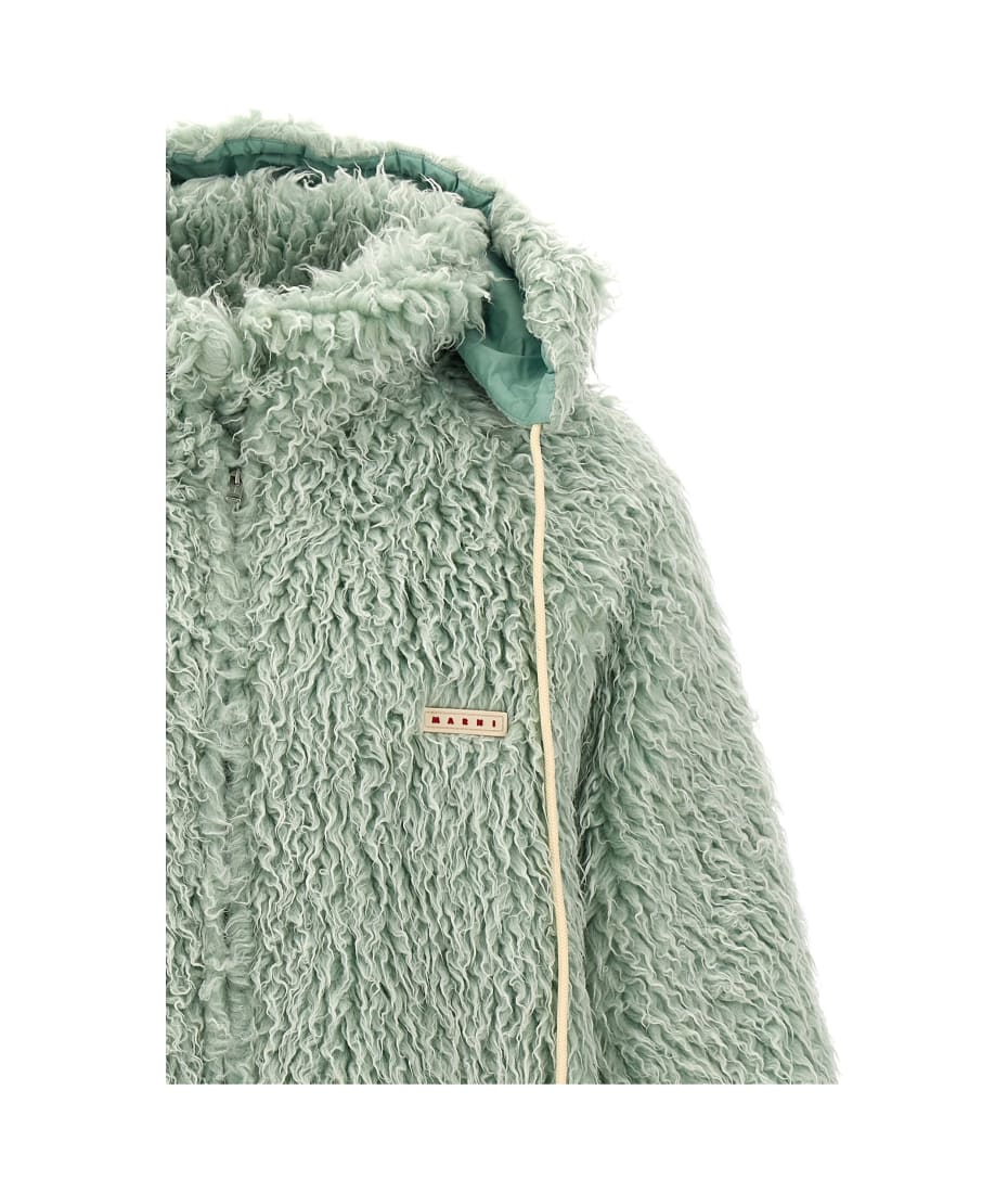 【関税込み】marni Long Pile Shaggy' hooded jacket Marni 'long pile shaggy' hooded jacket available on julian