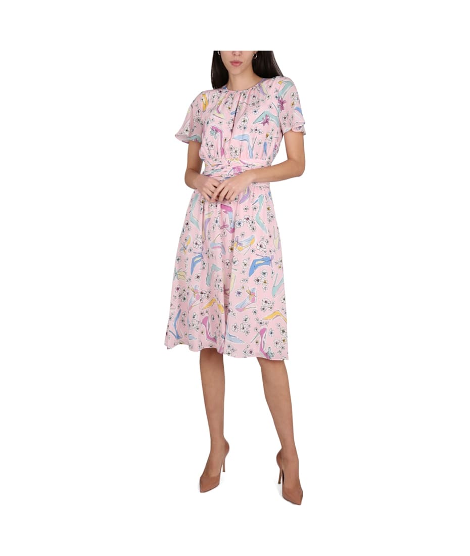 【関税&送料込】Boutique Moschino Heels And Flowers Dress Boutique Moschino Heels And Flowers Dress | ShopSimon