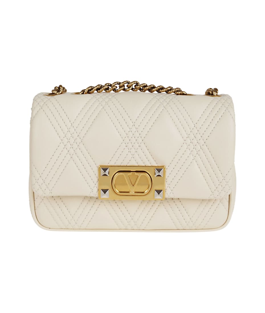 【関税＆送料込み】Valentino Garavani \"Quiltie 67\" Shoulder Valentino Garavani Quiltie 67 Medium Shoulder Bag In Quilted