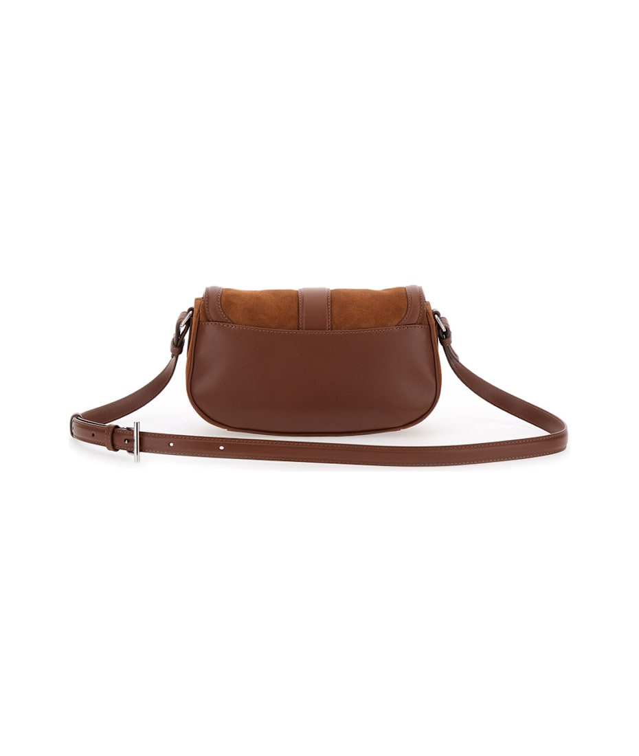 【送料&関税込】Alexander McQueen satchel Brown Crossbody Ba Alexander McQueen 'satchel' Brown Crossbody Bag With T