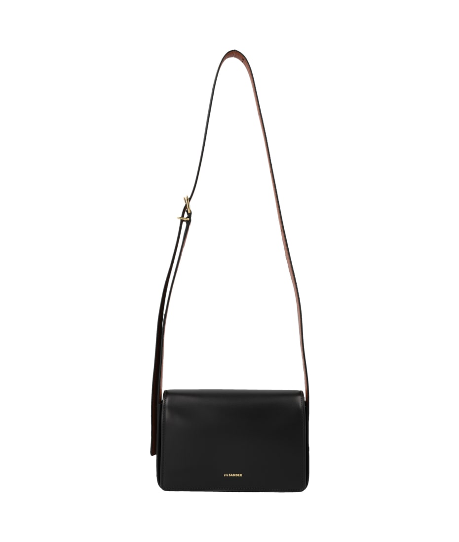 メル18260jilsander バッグ　ボルドー Jil Sander Tangle medium bag in burgundy