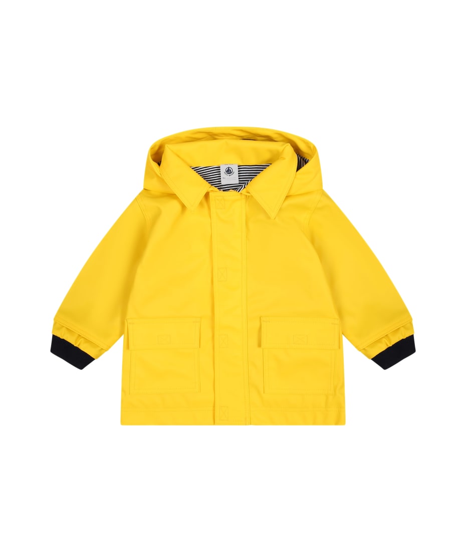 Petit Bateau Yellow Raincoat For Baby Boy italist ALWAYS LIKE A SALE