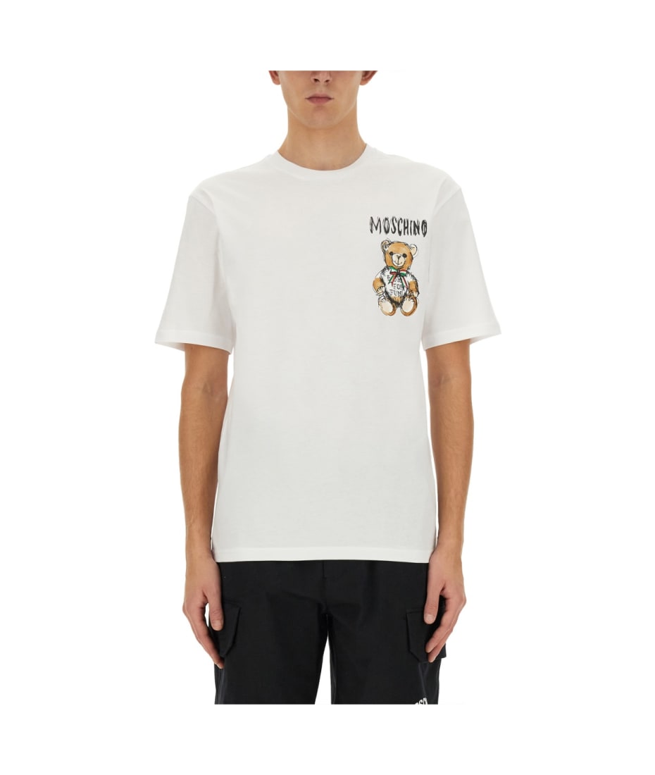 Moschino multicolor logo Tshirt store