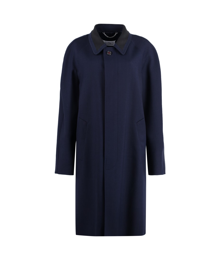 【送料&関税込】Maison Margiela Single-breasted Wool Coat Maison Margiela Single-breasted Wool Coat | italist, ALWAYS