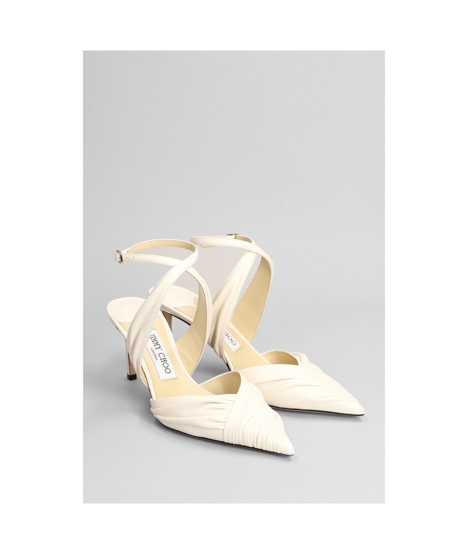 Jimmy Choo Basil 75 Pumps In White Leather | italist, ALWAYS