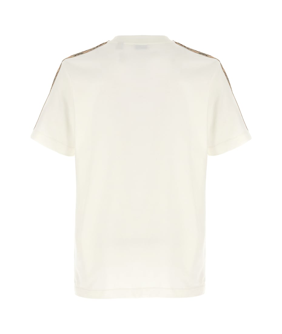 【送料&関税込】Burberry Check Tape T-shirt Burberry | Burb Check Tape Tee Sn52 | Regular Fit T-Shirts