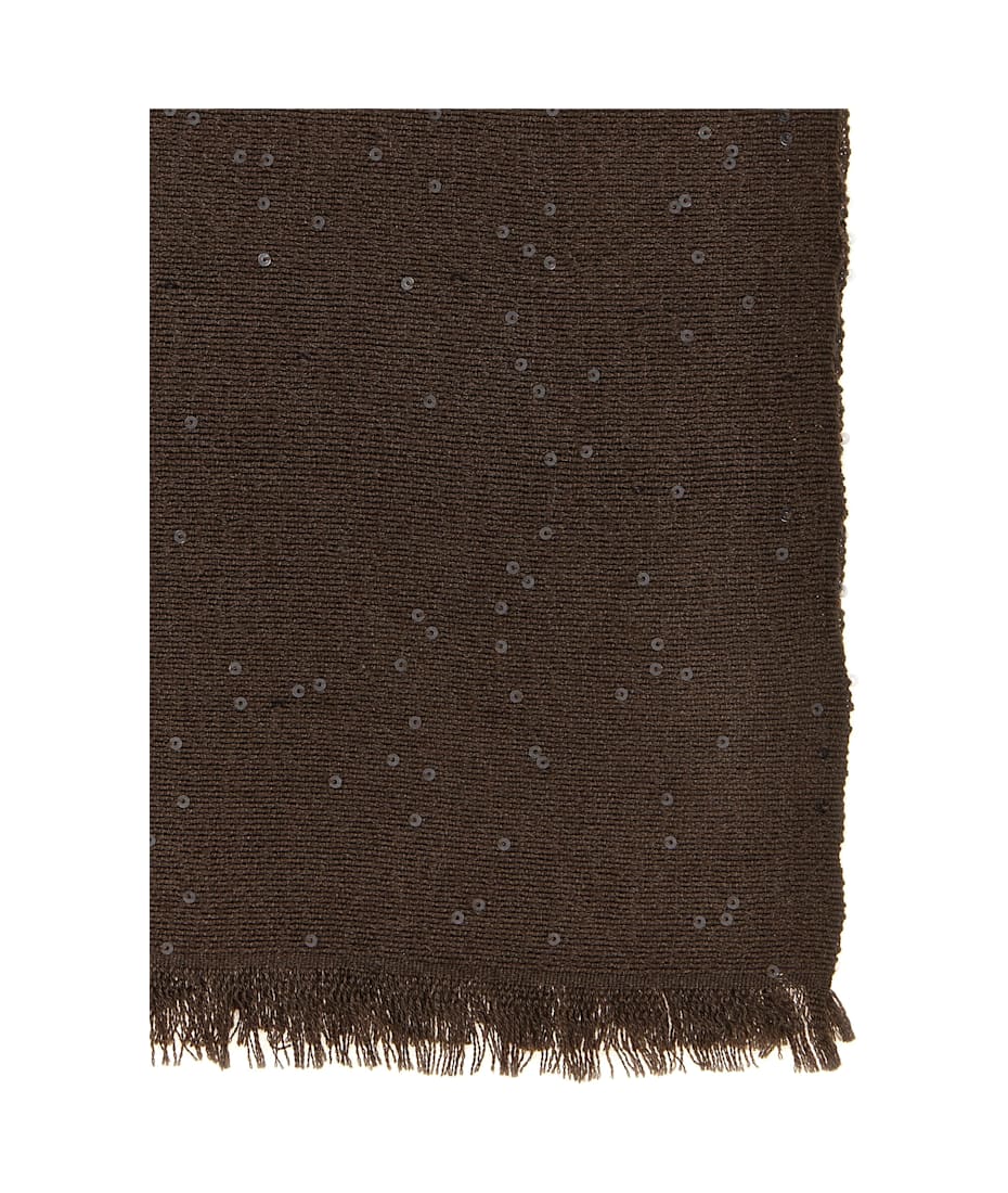 スカーフ BRUNELLO CUCINELLI Scarf with micro-sequins Brunello Cucinelli Micro Sequin Scarf | italist