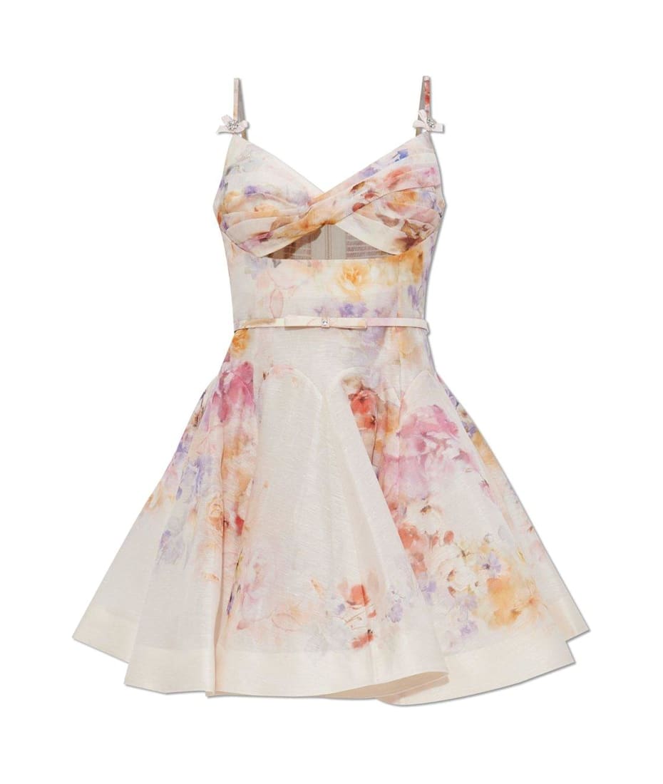 【送料&関税込】Zimmermann Printed Linen Blend Crush Dress Zimmermann Printed Linen Blend Crush Dress | italist, ALWAYS