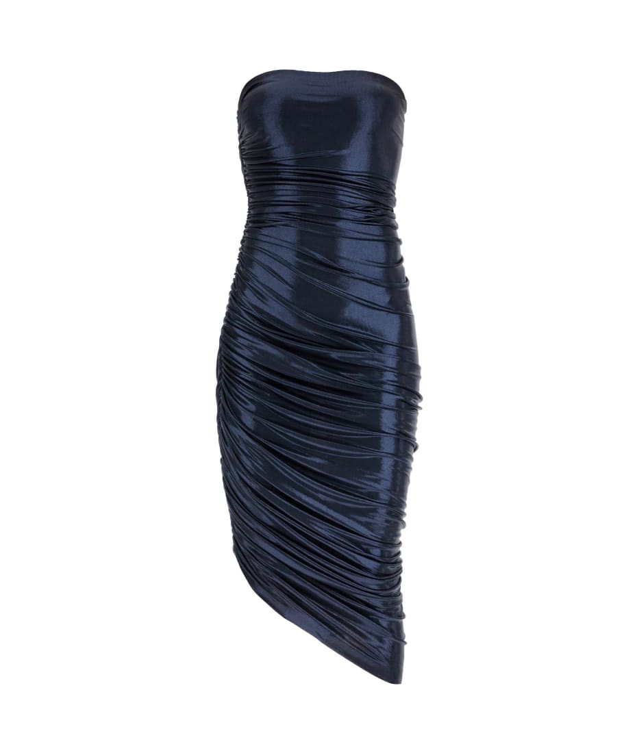 Norma Kamali Diana Strapless Dress In Lycra | italist, ALWAYS LIKE A SALE