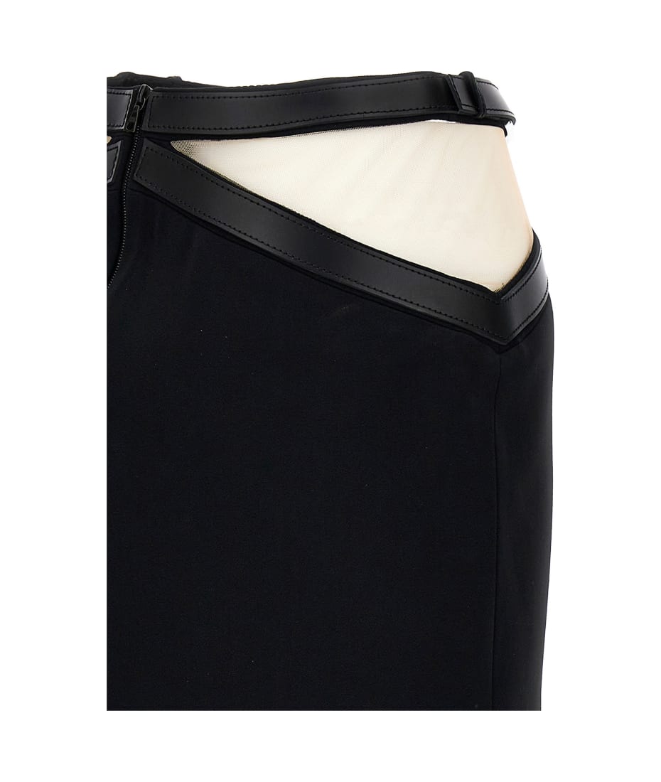 【関税込み】DAVID KOMA Cross Waist Band Net Insert' skirt David Koma 'cross Waist Band Net Insert' Skirt | italist