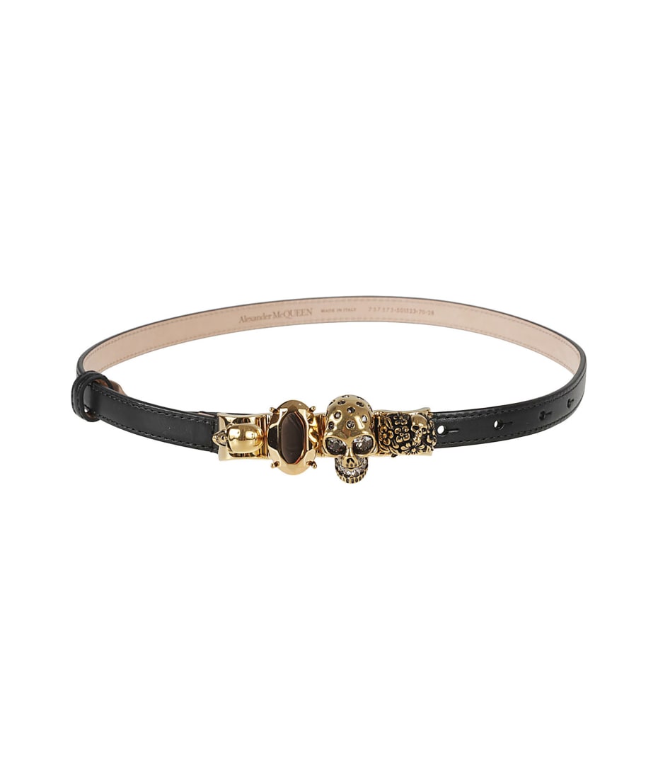 ALEXANDER MCQUEEN タフルラッフハックルヘルト 【関税込】 Alexander McQueen The Knuckle Belt ベルト 通販 | italist