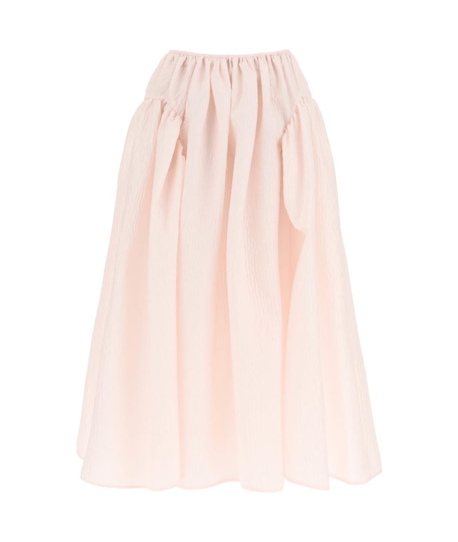 Cecilie Bahnsen 'fatou' Stria Matelassé Maxi Skirt | italist