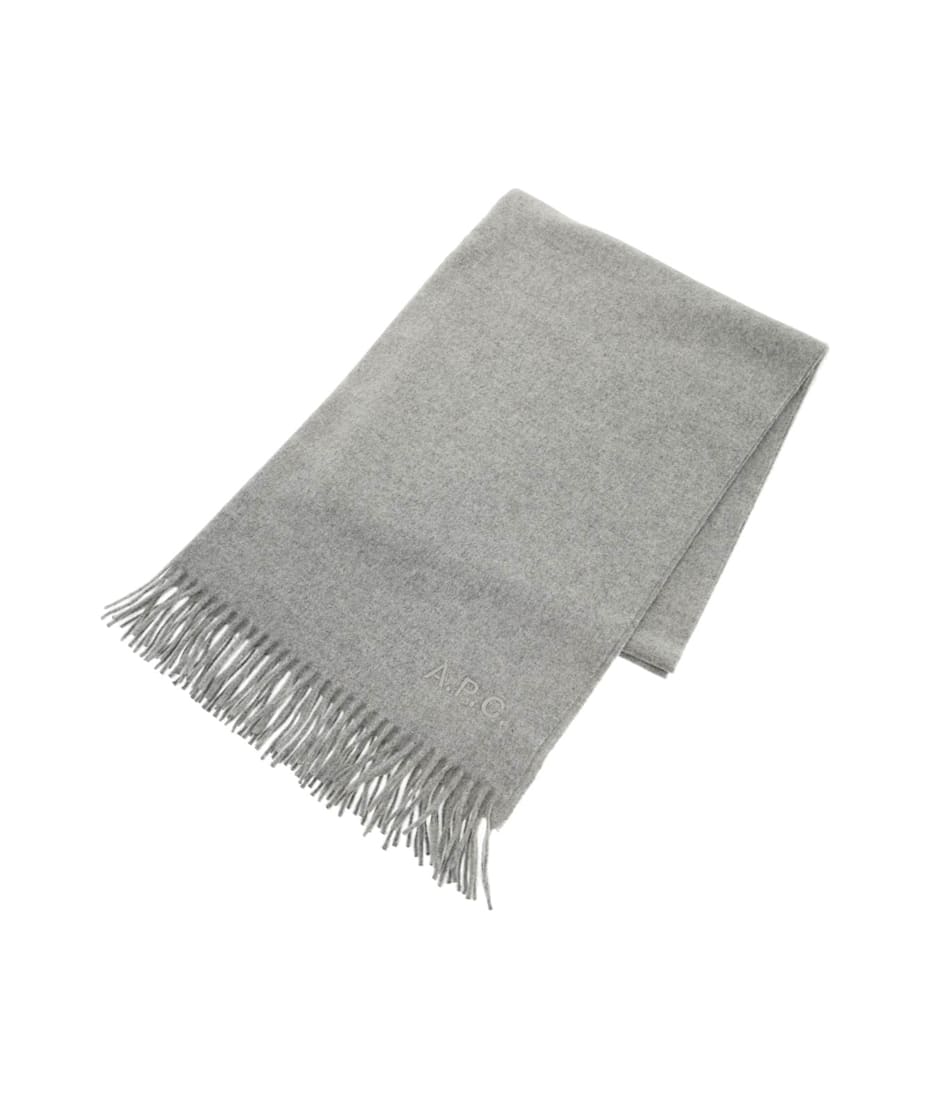 【関税&送料込】A.P.C. Alix Brodee Black Virgin Wool Scarf A.P.C. Alix Brodée black virgin wool scarf | TheDoubleF