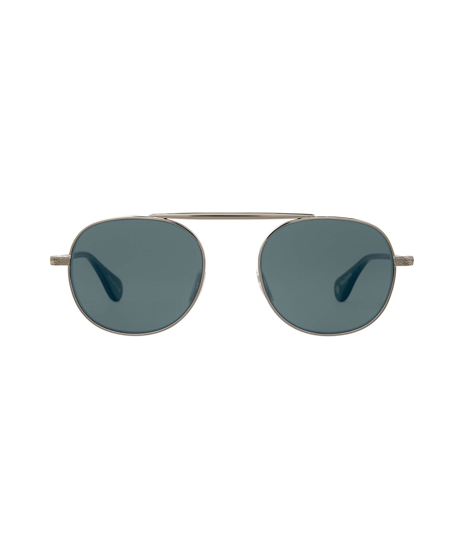 Van Buren Ii Sun Silver-sea Grey/flat Pure Blue Smoke Sunglasses