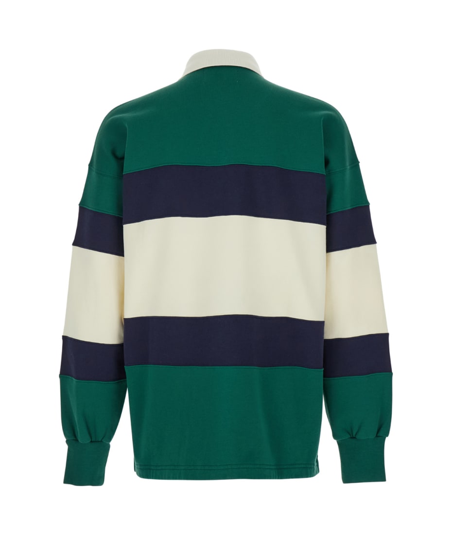 【送料&関税込】Autry Striped Polo Shirt With Logo Autry Striped Polo Shirt With Logo | italist