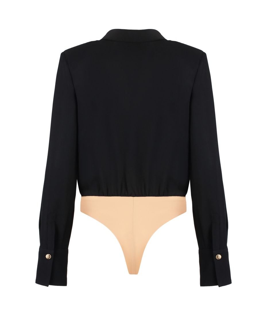 Elisabetta Franchi Georgette Bodysuit Shirt | italist, ALWAYS LIKE 