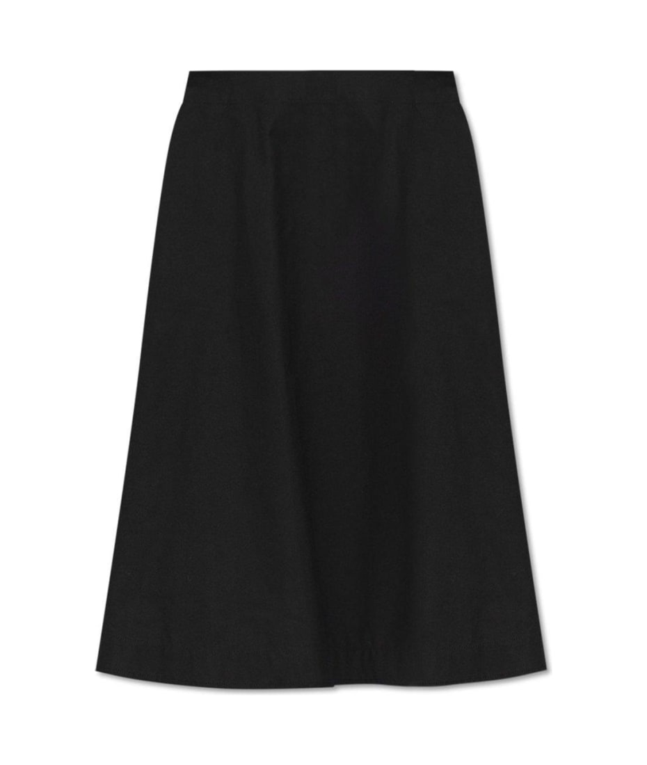 Bottega Veneta High-rise Flared Skirt - Black