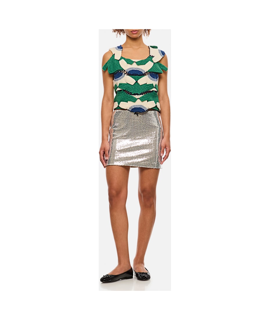 Rotate by Birger Christensen Sequin Mini Skirt | italist Rotate by Birger Christensen Sequin Mini Skirt | italist