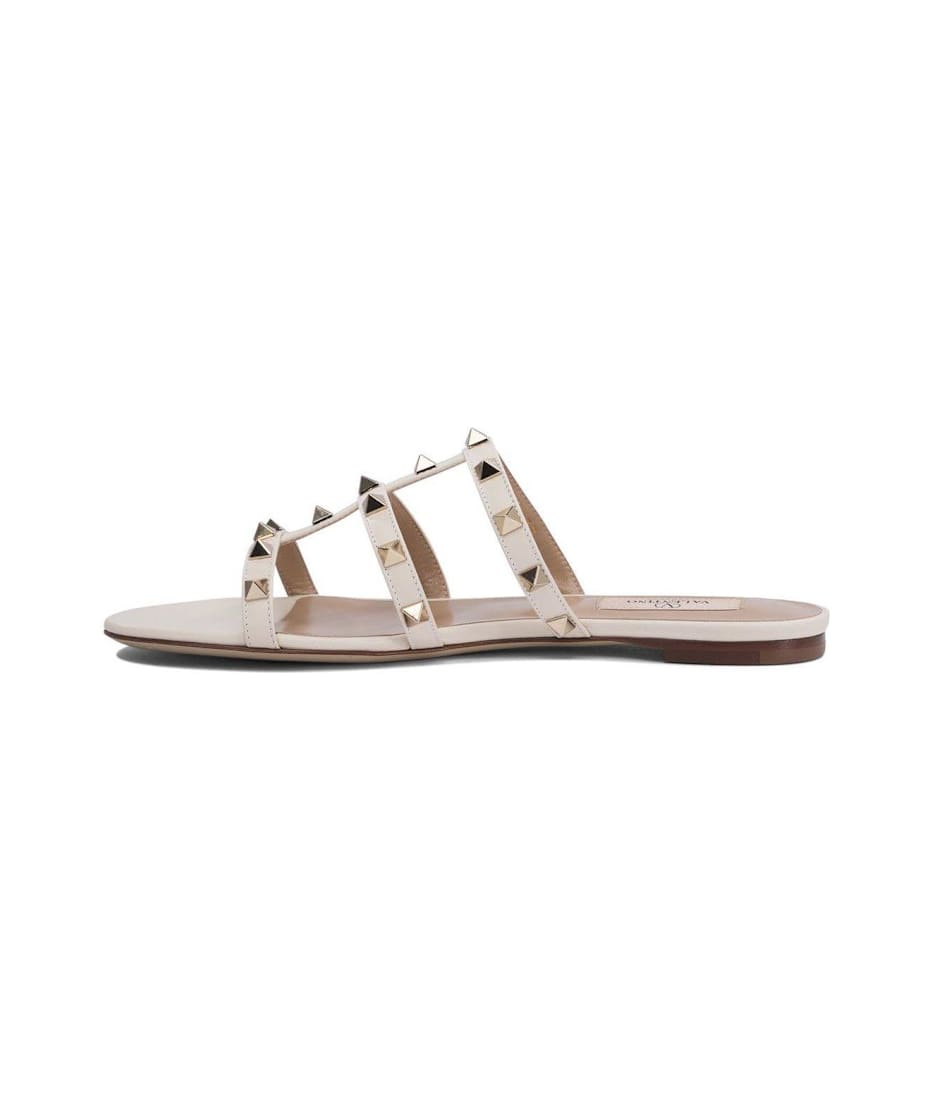Garavani Rockstud Slip-on Flat Sandals