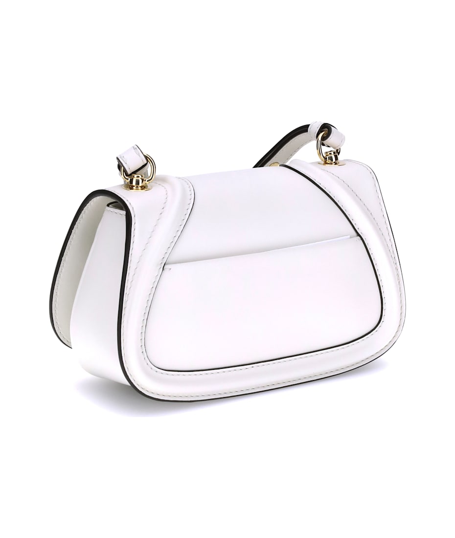 ショルダーバッグ・ポシェット GUCCI WHITE LEATHER BLONDIE SHOULDER BAG Gucci Blondie Mini Shoulder Bag White in Leather with Silver