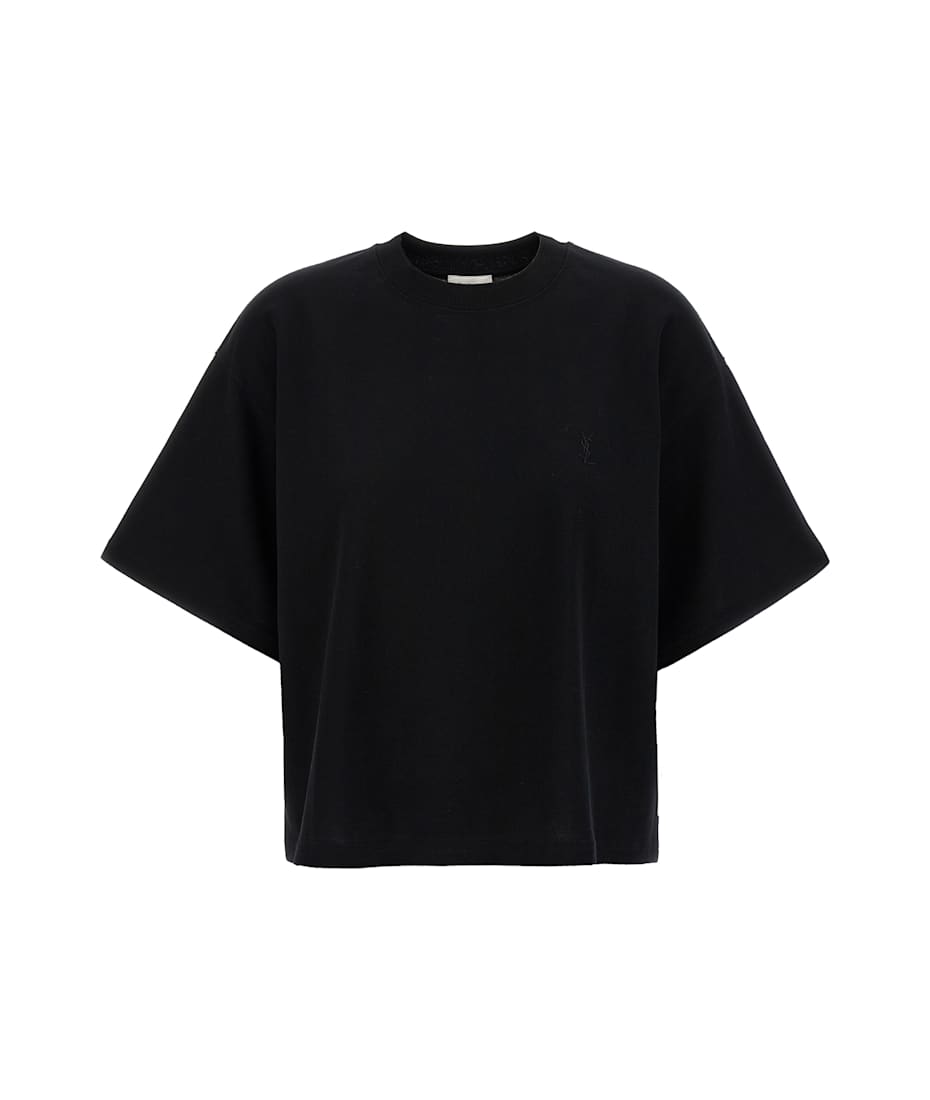 Tシャツ・カットソー Saint Laurent TOP SHORT SLEEVE CASSANDRA (819910Y75WA 8092) Saint Laurent Cassandra T-shirt | italist