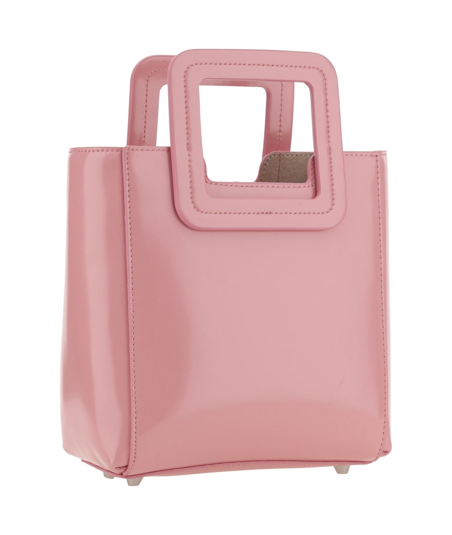 *STAUD* Shirly mini グロッシーレザーバッグ MINI SHIRLEY LEATHER BAG BLUSH