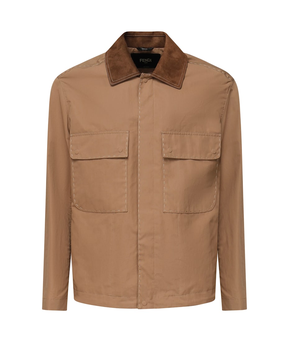 ジャケット FENDI FW25 Jackets (FJ7405 ANQ9F084J) Jeans Jacket Jeans Blue | Fendi