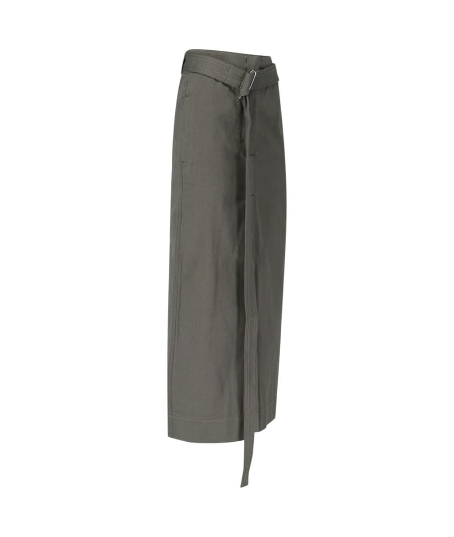 Sa Su Phi Belt Detail Skirt - Green