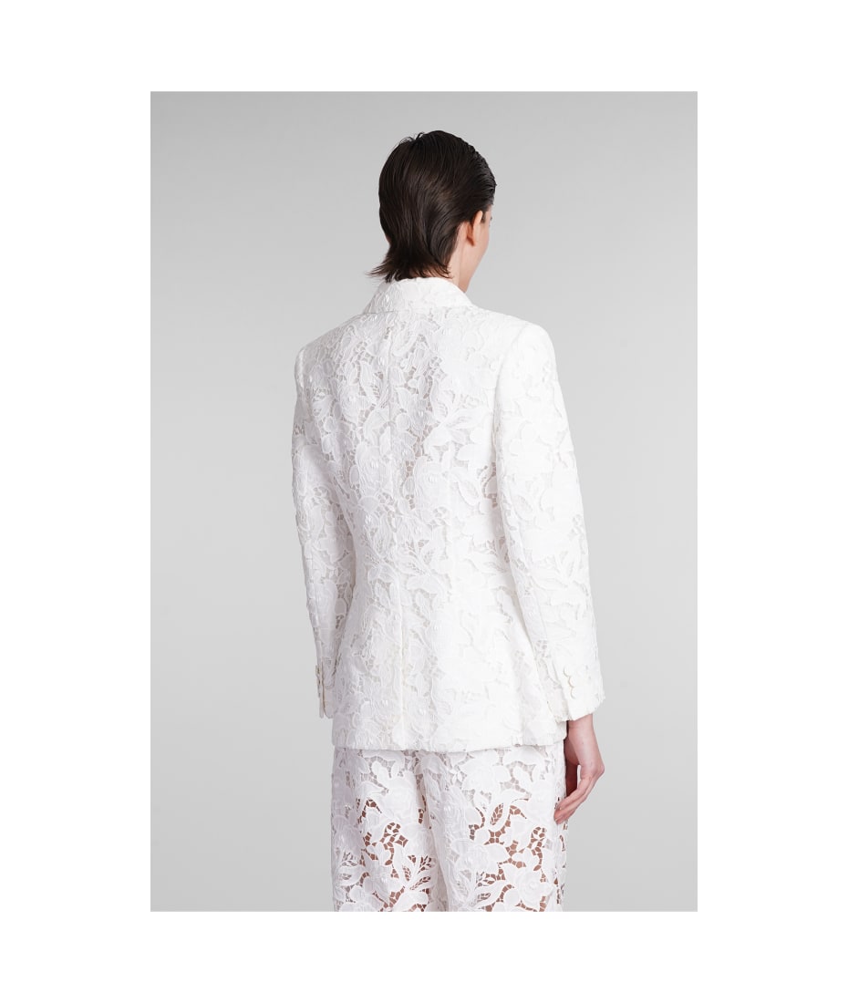 アウターその他 ZIMMERMANN Woman Blazer White 9550JS241 IVO Zimmermann Blazer In White Polyester | italist