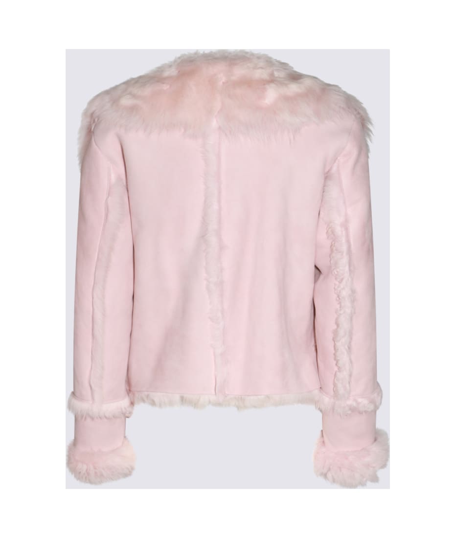 レザージャケット・コート Salvatore Santoro Salvatore Santoro Jackets Pink Salvatore Santoro Pink Leather Jacket | italist