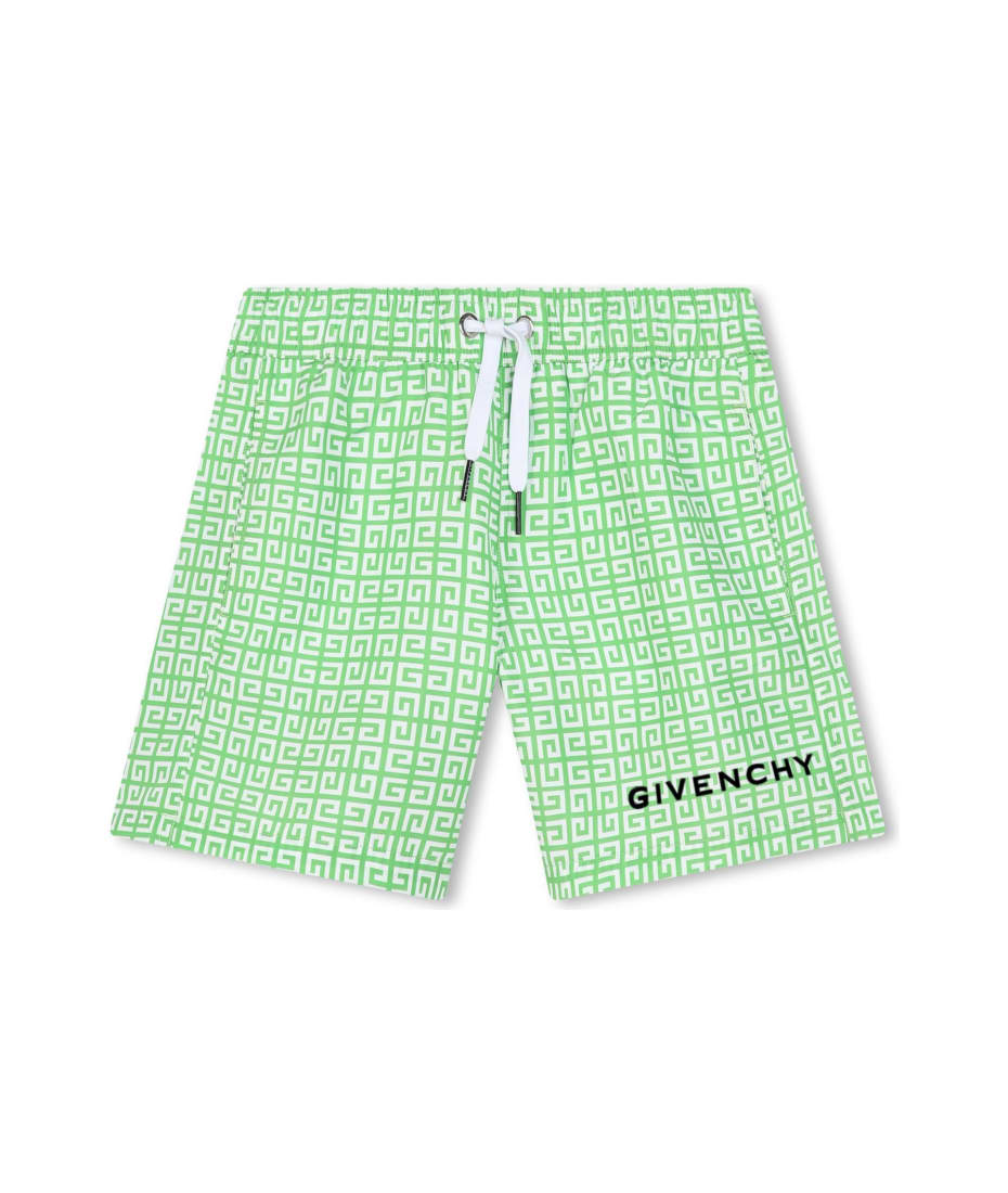 Givenchy Swimsuit With 4g Print - Green