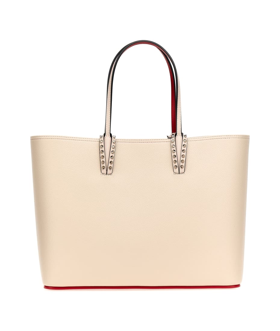 Christian Louboutin 'cabata' Shopping Bag - White