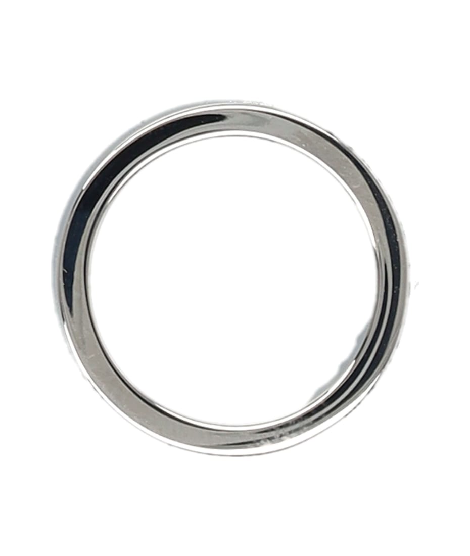 ★MM6 Maison Margiela★ Engraved logo ring Palladium SM7UQ00 MM6 Maison Margiela Engraved Logo Ring | italist