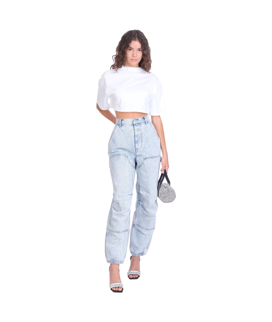【送料&関税込】Alexander Wang Jeans In Cyan Denim Alexander Wang Jeans In Cyan Denim | italist