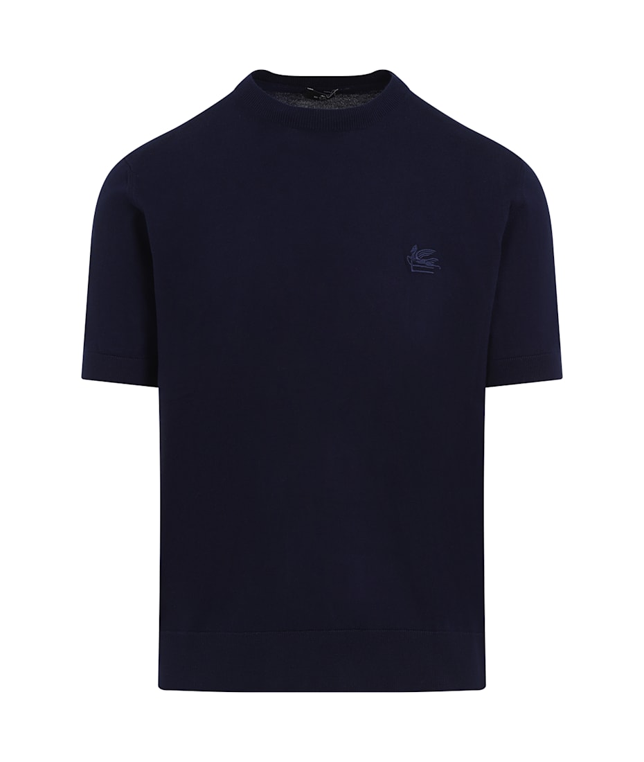 【ETRO】ファイン ジャージー T シャツ 装飾リンク付き Etro Fine Jersey T-shirt With Decorative Linking | italist