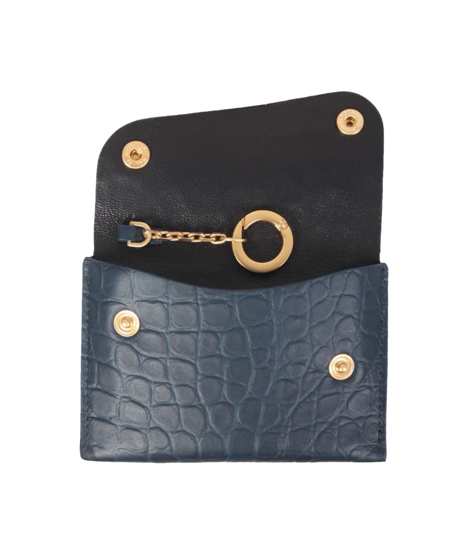 カードケース・名刺入れ IL BISONTE FW21 EUROPE CARD HOLDER (SCC064_PI0009BL229G) Il Bisonte Europe Card Holder | italist
