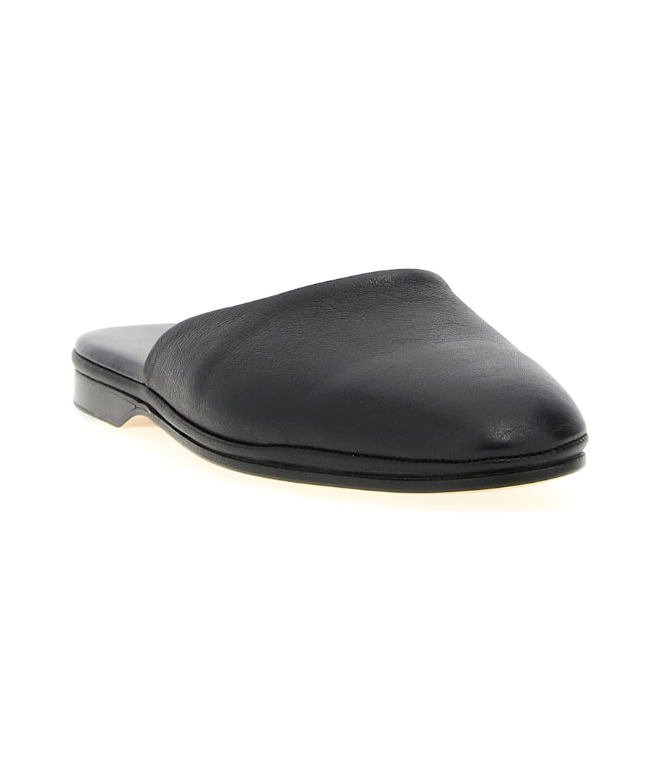 【関税込み】BRIONI Leather sabots Brown leather chunky clog sabot | Marni