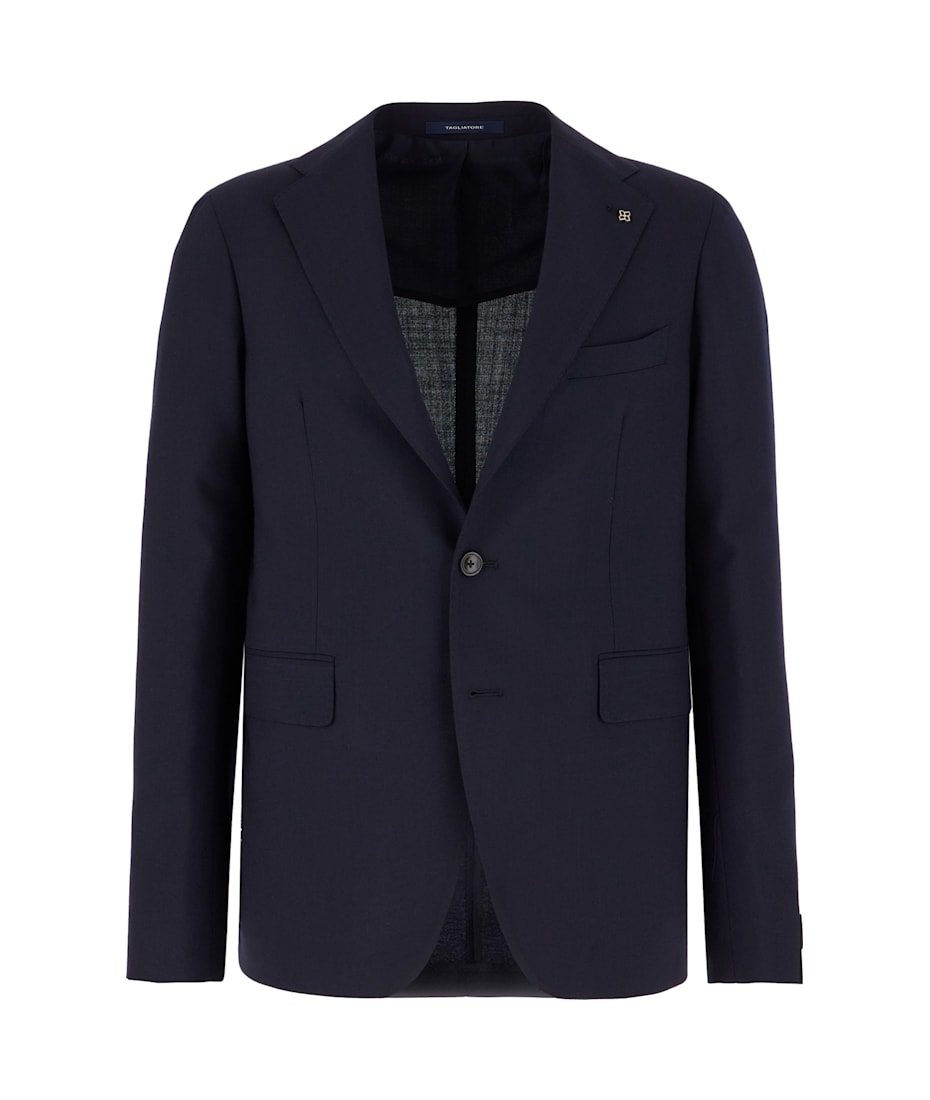 Tagliatore Navy Blue Wool Suit | italist