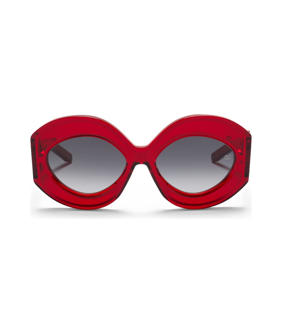 Valentino Eyewear V-soul Ii - Crystal Red / Gold Sunglasses