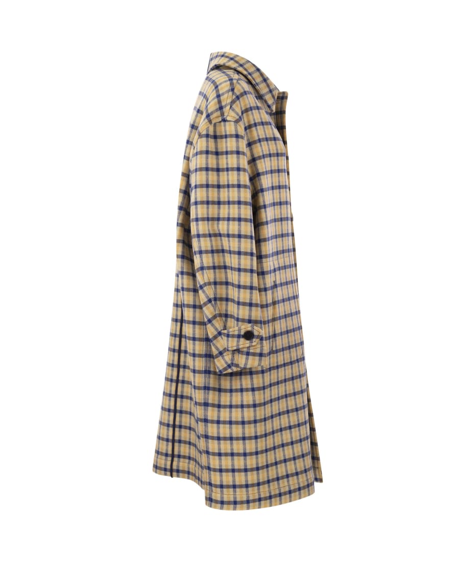 【送料&関税込】Marni Reversible Wool Coat With Check Patter Marni Reversible checked woven coat - Coats - Compare Prices