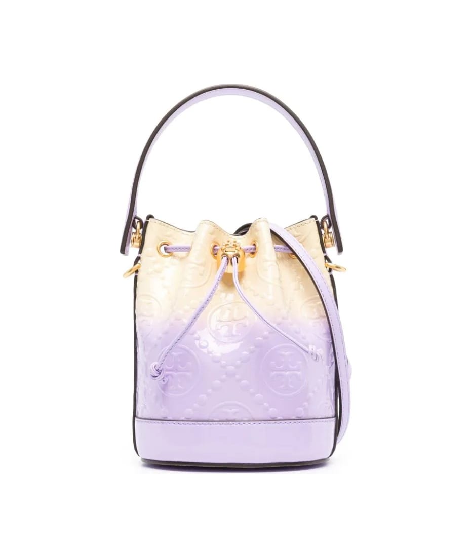 T Monogram Embossed Mini Bucket Bag : Women's Handbags