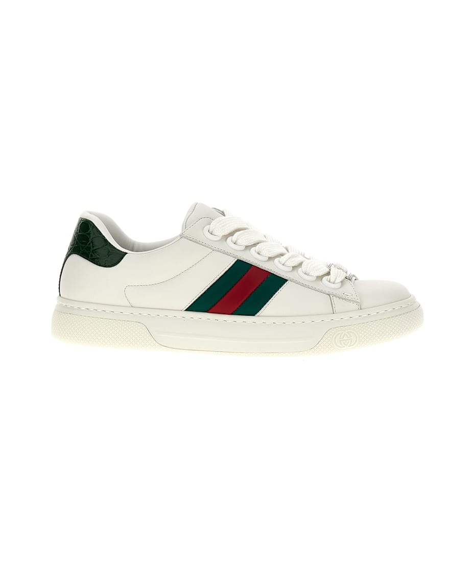 スニーカー GUCCI FW24 'Hyper Ace' sneakers (806633AADMG 9053) Gucci 'hyper Ace' Sneakers | italist