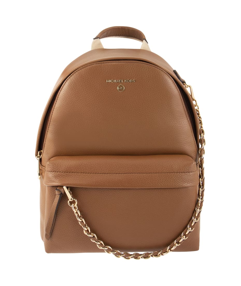 Michael Kors Slater - Medium Leather Backpack | italist, ALWAYS LIKE A SALE