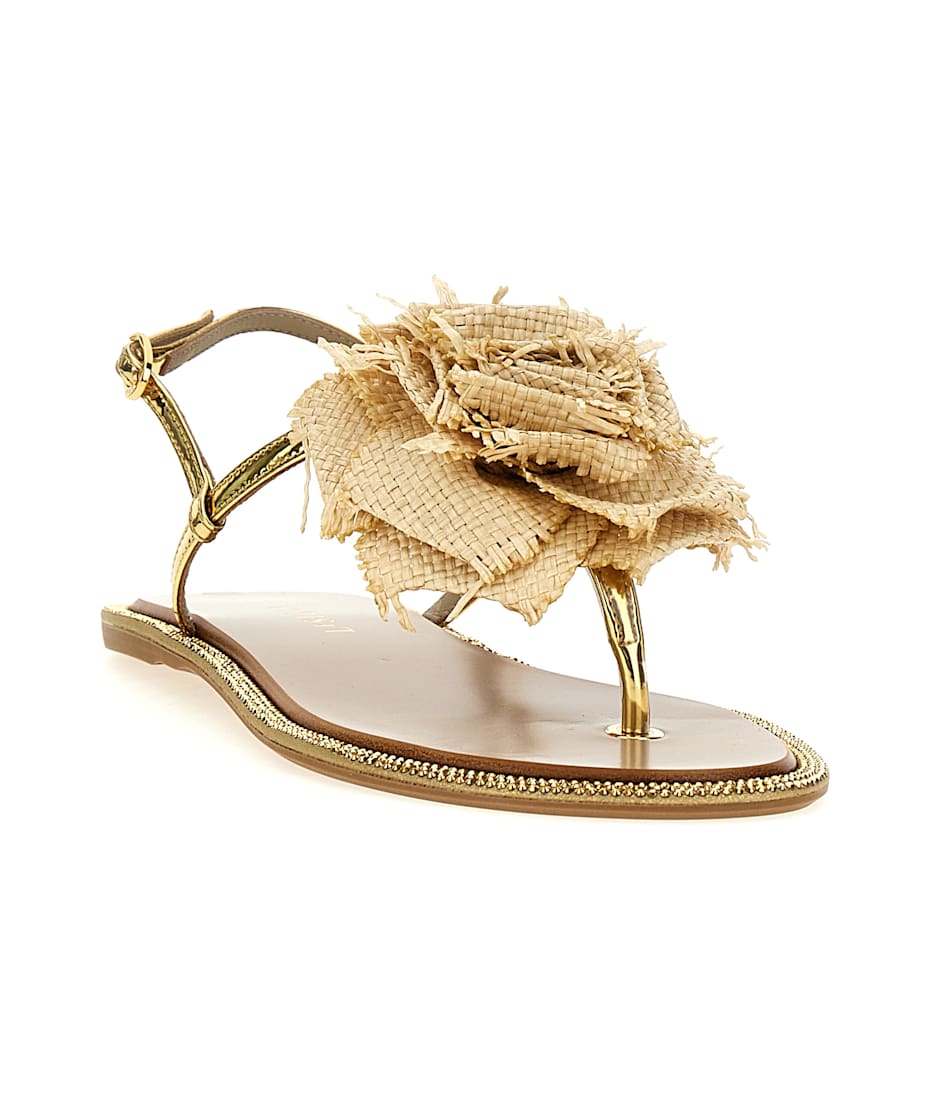 サンダル・ミュール LE SILLA 'Rose' sandals Gold 1214B020MTPPPAN Le Silla 'rose' Sandals | italist