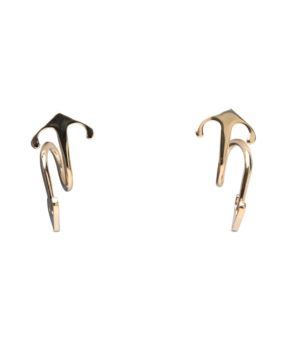 ピアス Off-White Logo Earrings Off-White Logo Earring | Silver | FARFETCH
