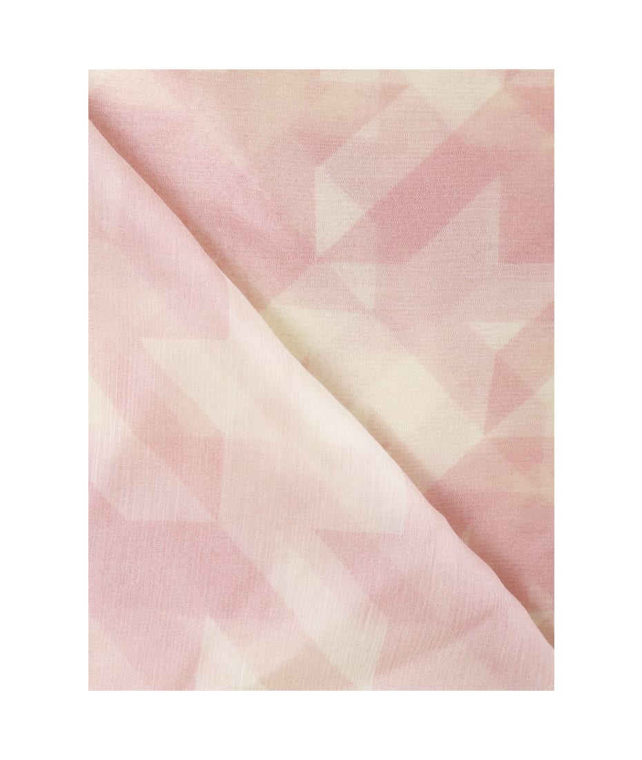 Burberry Silk Scarf With Houndstooth Pattern | italist